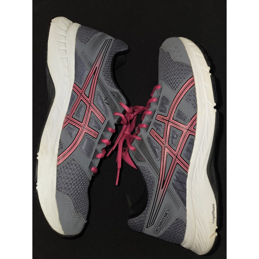 Asics Gel-Contend 5 Running‎ Shoes Women's Size 9 Gray Pink Amplifoam